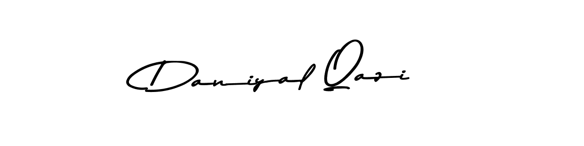 You should practise on your own different ways (Asem Kandis PERSONAL USE) to write your name (Daniyal Qazi) in signature. don't let someone else do it for you. Daniyal Qazi signature style 9 images and pictures png