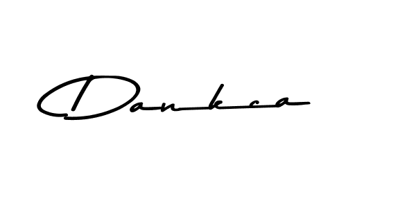 Use a signature maker to create a handwritten signature online. With this signature software, you can design (Asem Kandis PERSONAL USE) your own signature for name Dankca. Dankca signature style 9 images and pictures png