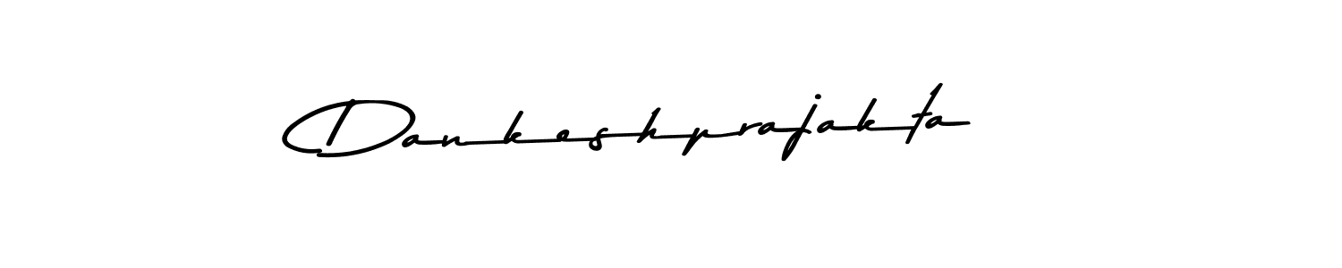 The best way (Asem Kandis PERSONAL USE) to make a short signature is to pick only two or three words in your name. The name Dankeshprajakta include a total of six letters. For converting this name. Dankeshprajakta signature style 9 images and pictures png