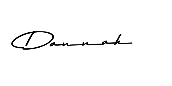 How to make Dannah name signature. Use Asem Kandis PERSONAL USE style for creating short signs online. This is the latest handwritten sign. Dannah signature style 9 images and pictures png