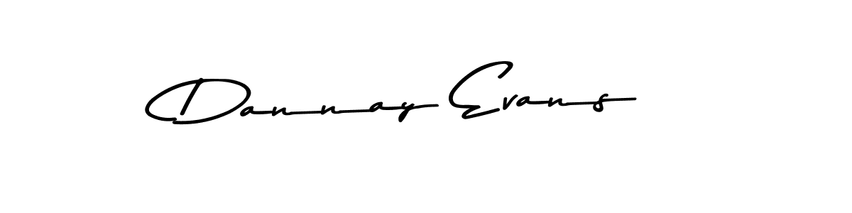 How to make Dannay Evans name signature. Use Asem Kandis PERSONAL USE style for creating short signs online. This is the latest handwritten sign. Dannay Evans signature style 9 images and pictures png