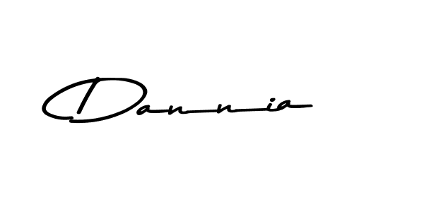 Design your own signature with our free online signature maker. With this signature software, you can create a handwritten (Asem Kandis PERSONAL USE) signature for name Dannia. Dannia signature style 9 images and pictures png