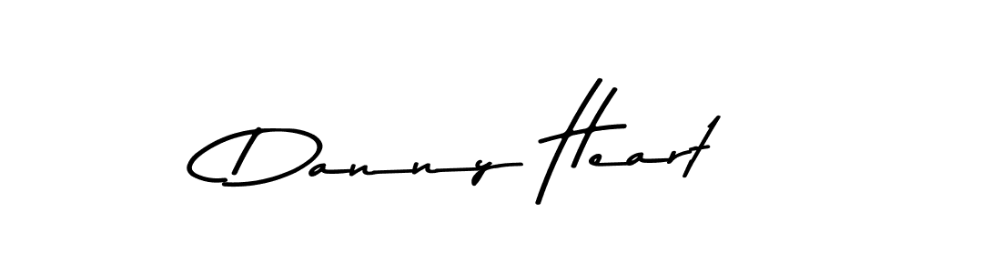 How to make Danny Heart signature? Asem Kandis PERSONAL USE is a professional autograph style. Create handwritten signature for Danny Heart name. Danny Heart signature style 9 images and pictures png