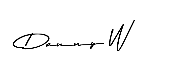 Design your own signature with our free online signature maker. With this signature software, you can create a handwritten (Asem Kandis PERSONAL USE) signature for name Danny W. Danny W signature style 9 images and pictures png