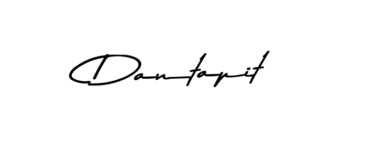 Design your own signature with our free online signature maker. With this signature software, you can create a handwritten (Asem Kandis PERSONAL USE) signature for name Dantapit. Dantapit signature style 9 images and pictures png