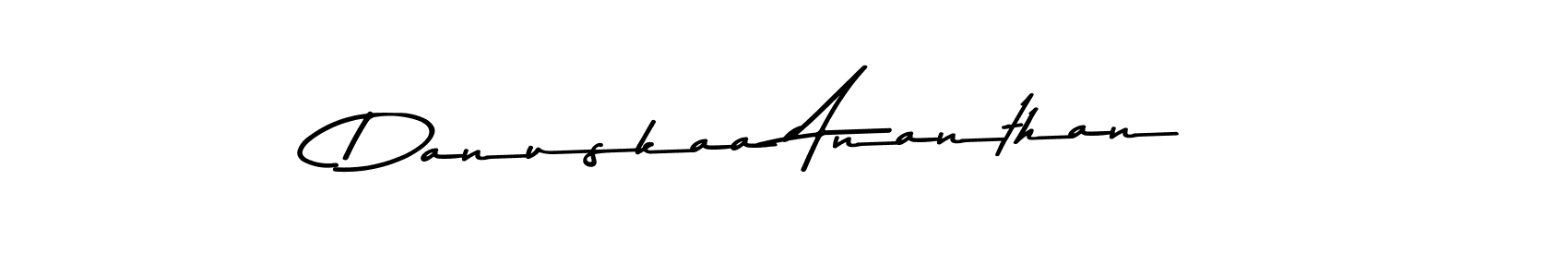 You should practise on your own different ways (Asem Kandis PERSONAL USE) to write your name (Danuskaa Ananthan) in signature. don't let someone else do it for you. Danuskaa Ananthan signature style 9 images and pictures png