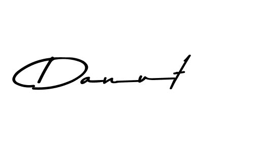 Use a signature maker to create a handwritten signature online. With this signature software, you can design (Asem Kandis PERSONAL USE) your own signature for name Danut. Danut signature style 9 images and pictures png