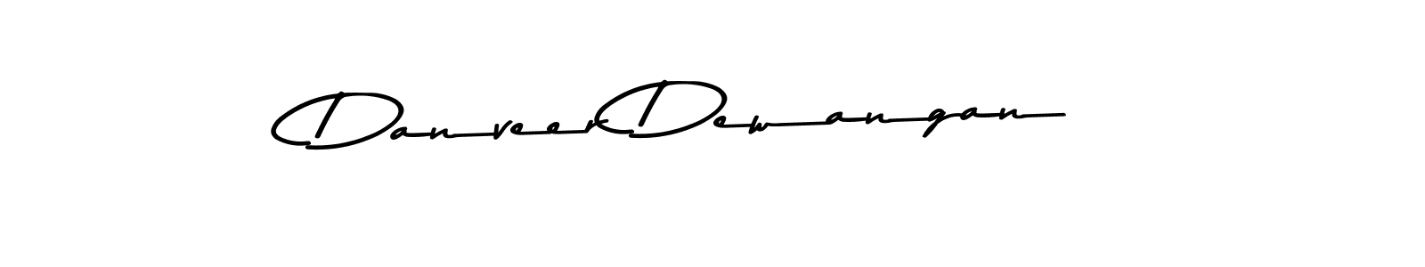 Create a beautiful signature design for name Danveer Dewangan. With this signature (Asem Kandis PERSONAL USE) fonts, you can make a handwritten signature for free. Danveer Dewangan signature style 9 images and pictures png