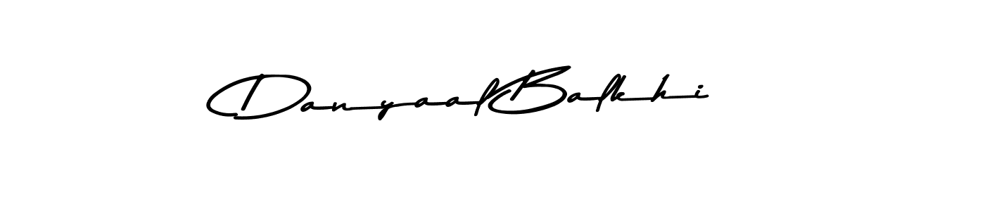 Use a signature maker to create a handwritten signature online. With this signature software, you can design (Asem Kandis PERSONAL USE) your own signature for name Danyaal Balkhi. Danyaal Balkhi signature style 9 images and pictures png