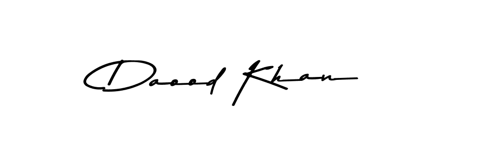 Create a beautiful signature design for name Daood Khan. With this signature (Asem Kandis PERSONAL USE) fonts, you can make a handwritten signature for free. Daood Khan signature style 9 images and pictures png