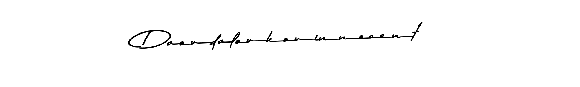 Similarly Asem Kandis PERSONAL USE is the best handwritten signature design. Signature creator online .You can use it as an online autograph creator for name Daoudaloukouinnocent. Daoudaloukouinnocent signature style 9 images and pictures png