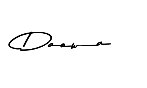Daowa stylish signature style. Best Handwritten Sign (Asem Kandis PERSONAL USE) for my name. Handwritten Signature Collection Ideas for my name Daowa. Daowa signature style 9 images and pictures png