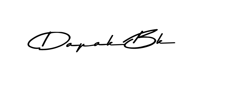 How to make Dapak Bk name signature. Use Asem Kandis PERSONAL USE style for creating short signs online. This is the latest handwritten sign. Dapak Bk signature style 9 images and pictures png