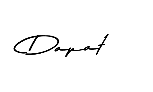 The best way (Asem Kandis PERSONAL USE) to make a short signature is to pick only two or three words in your name. The name Dapat include a total of six letters. For converting this name. Dapat signature style 9 images and pictures png