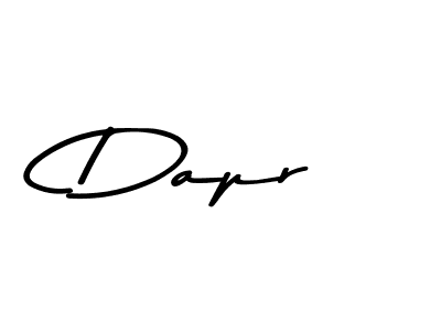 How to make Dapr signature? Asem Kandis PERSONAL USE is a professional autograph style. Create handwritten signature for Dapr name. Dapr signature style 9 images and pictures png