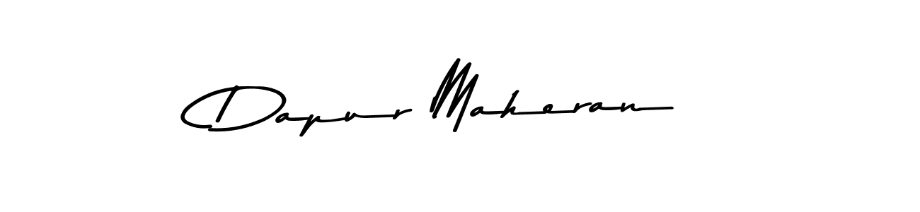 How to make Dapur Maheran signature? Asem Kandis PERSONAL USE is a professional autograph style. Create handwritten signature for Dapur Maheran name. Dapur Maheran signature style 9 images and pictures png