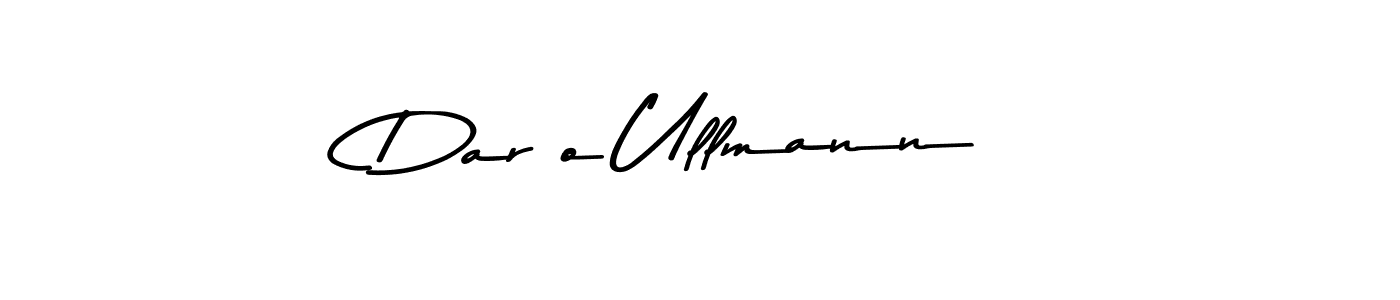 Create a beautiful signature design for name Darío Ullmann. With this signature (Asem Kandis PERSONAL USE) fonts, you can make a handwritten signature for free. Darío Ullmann signature style 9 images and pictures png
