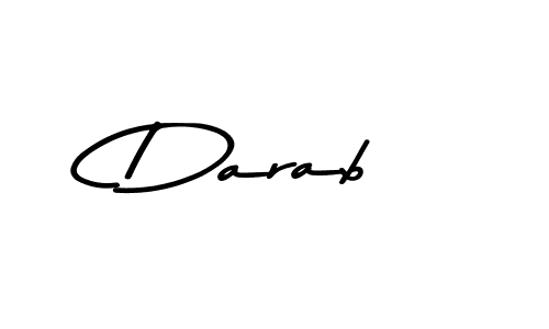 Darab stylish signature style. Best Handwritten Sign (Asem Kandis PERSONAL USE) for my name. Handwritten Signature Collection Ideas for my name Darab. Darab signature style 9 images and pictures png