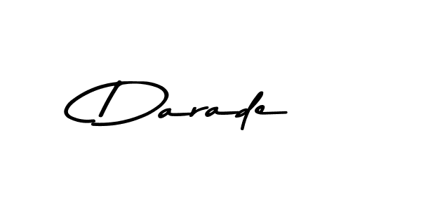 Also we have Darade name is the best signature style. Create professional handwritten signature collection using Asem Kandis PERSONAL USE autograph style. Darade signature style 9 images and pictures png