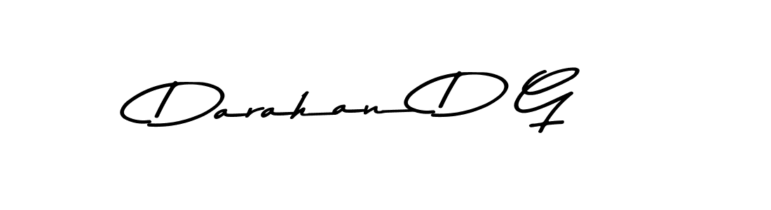 Darahan D G stylish signature style. Best Handwritten Sign (Asem Kandis PERSONAL USE) for my name. Handwritten Signature Collection Ideas for my name Darahan D G. Darahan D G signature style 9 images and pictures png