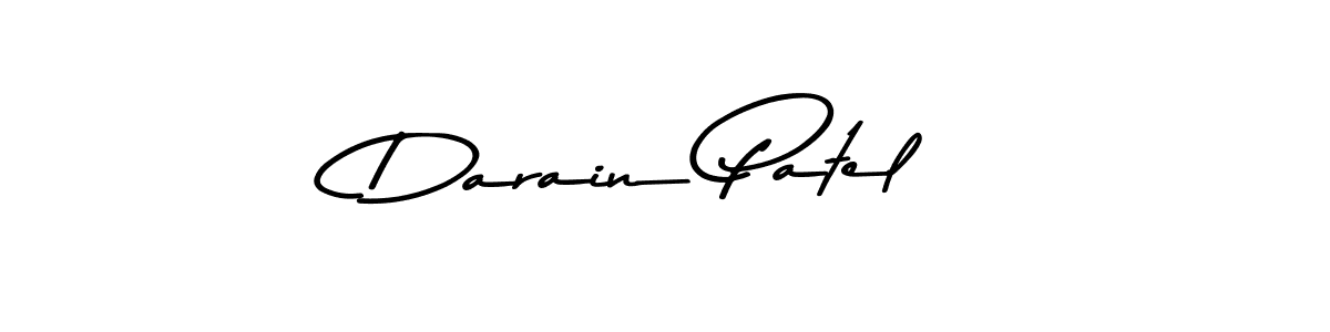 The best way (Asem Kandis PERSONAL USE) to make a short signature is to pick only two or three words in your name. The name Darain Patel include a total of six letters. For converting this name. Darain Patel signature style 9 images and pictures png