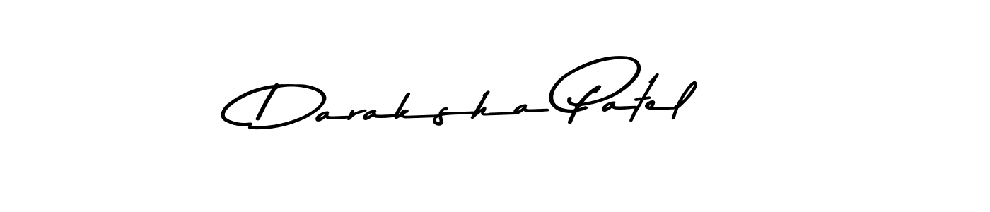 Design your own signature with our free online signature maker. With this signature software, you can create a handwritten (Asem Kandis PERSONAL USE) signature for name Daraksha Patel. Daraksha Patel signature style 9 images and pictures png