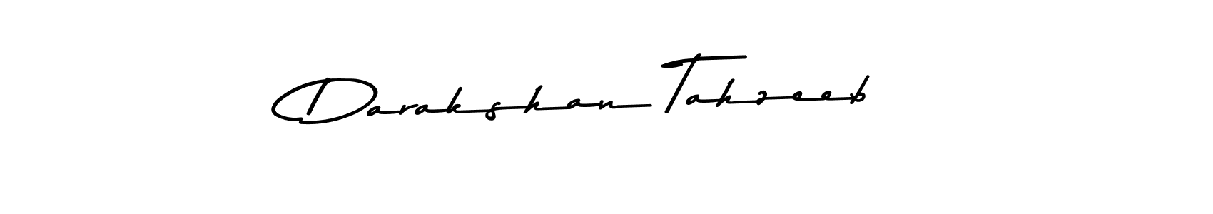 Use a signature maker to create a handwritten signature online. With this signature software, you can design (Asem Kandis PERSONAL USE) your own signature for name Darakshan Tahzeeb. Darakshan Tahzeeb signature style 9 images and pictures png