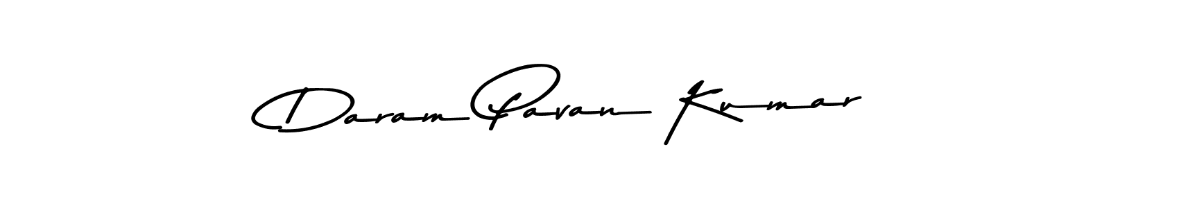 Use a signature maker to create a handwritten signature online. With this signature software, you can design (Asem Kandis PERSONAL USE) your own signature for name Daram Pavan Kumar. Daram Pavan Kumar signature style 9 images and pictures png