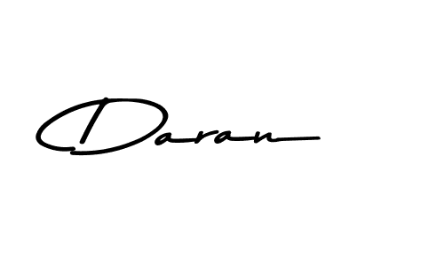 How to make Daran signature? Asem Kandis PERSONAL USE is a professional autograph style. Create handwritten signature for Daran name. Daran signature style 9 images and pictures png