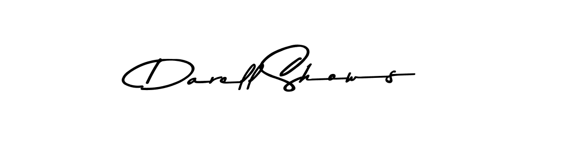 Make a beautiful signature design for name Darell Shows. Use this online signature maker to create a handwritten signature for free. Darell Shows signature style 9 images and pictures png