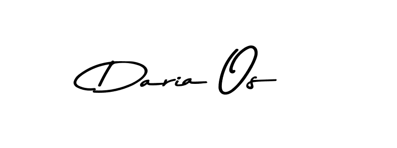 Daria Os stylish signature style. Best Handwritten Sign (Asem Kandis PERSONAL USE) for my name. Handwritten Signature Collection Ideas for my name Daria Os. Daria Os signature style 9 images and pictures png