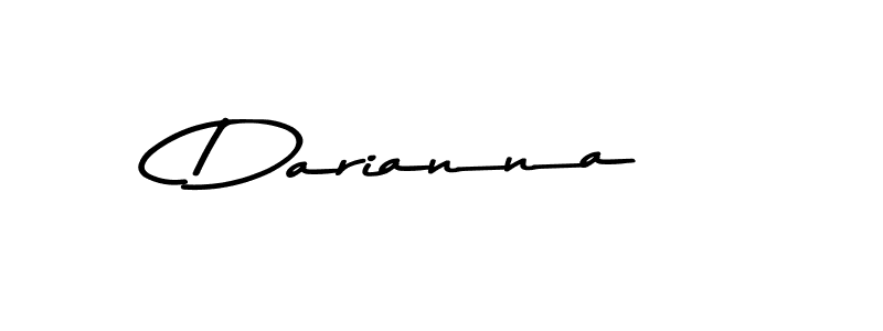 How to make Darianna signature? Asem Kandis PERSONAL USE is a professional autograph style. Create handwritten signature for Darianna name. Darianna signature style 9 images and pictures png