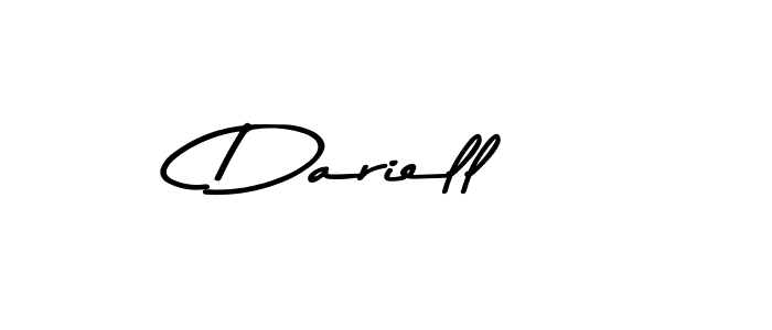 Asem Kandis PERSONAL USE is a professional signature style that is perfect for those who want to add a touch of class to their signature. It is also a great choice for those who want to make their signature more unique. Get Dariell name to fancy signature for free. Dariell signature style 9 images and pictures png