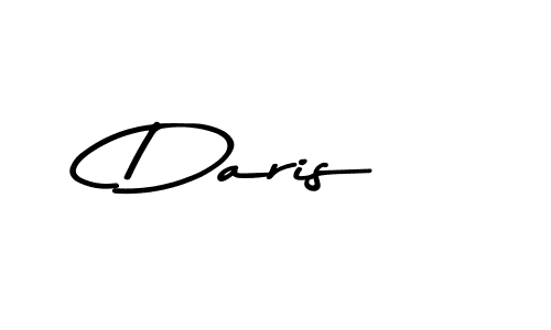 Design your own signature with our free online signature maker. With this signature software, you can create a handwritten (Asem Kandis PERSONAL USE) signature for name Daris. Daris signature style 9 images and pictures png