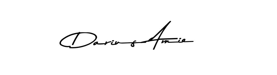 How to make Darius Amie name signature. Use Asem Kandis PERSONAL USE style for creating short signs online. This is the latest handwritten sign. Darius Amie signature style 9 images and pictures png