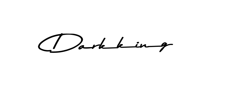 How to make Darkking name signature. Use Asem Kandis PERSONAL USE style for creating short signs online. This is the latest handwritten sign. Darkking signature style 9 images and pictures png