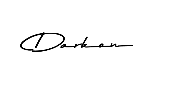 Create a beautiful signature design for name Darkon. With this signature (Asem Kandis PERSONAL USE) fonts, you can make a handwritten signature for free. Darkon signature style 9 images and pictures png
