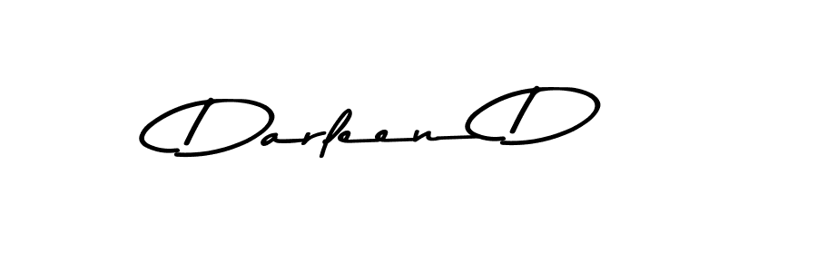 Darleen D stylish signature style. Best Handwritten Sign (Asem Kandis PERSONAL USE) for my name. Handwritten Signature Collection Ideas for my name Darleen D. Darleen D signature style 9 images and pictures png