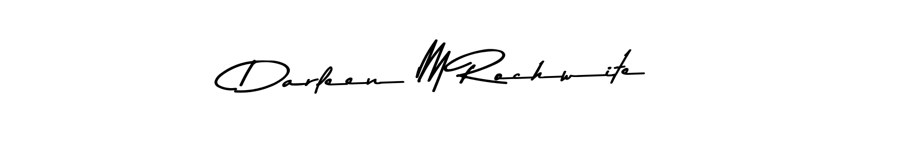 Use a signature maker to create a handwritten signature online. With this signature software, you can design (Asem Kandis PERSONAL USE) your own signature for name Darleen M Rochwite. Darleen M Rochwite signature style 9 images and pictures png