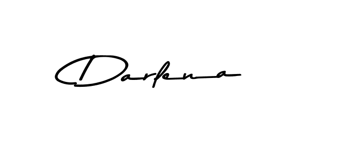 How to make Darlena name signature. Use Asem Kandis PERSONAL USE style for creating short signs online. This is the latest handwritten sign. Darlena signature style 9 images and pictures png