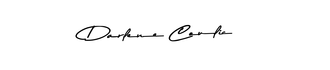 You should practise on your own different ways (Asem Kandis PERSONAL USE) to write your name (Darlene Coulic) in signature. don't let someone else do it for you. Darlene Coulic signature style 9 images and pictures png