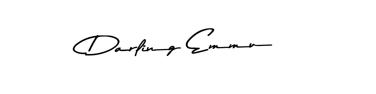 Make a beautiful signature design for name Darling Emmu. With this signature (Asem Kandis PERSONAL USE) style, you can create a handwritten signature for free. Darling Emmu signature style 9 images and pictures png