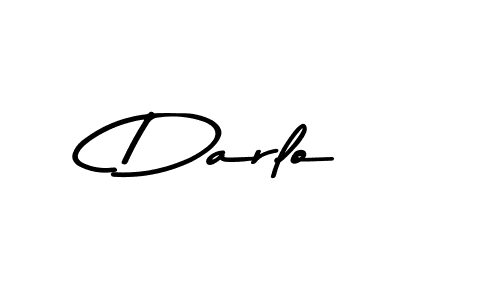 Create a beautiful signature design for name Darlo. With this signature (Asem Kandis PERSONAL USE) fonts, you can make a handwritten signature for free. Darlo signature style 9 images and pictures png