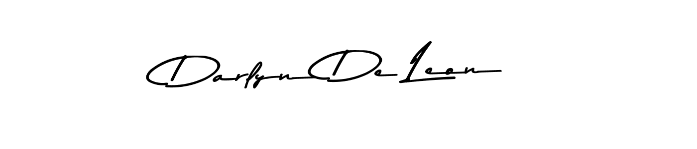 Darlyn De Leon stylish signature style. Best Handwritten Sign (Asem Kandis PERSONAL USE) for my name. Handwritten Signature Collection Ideas for my name Darlyn De Leon. Darlyn De Leon signature style 9 images and pictures png