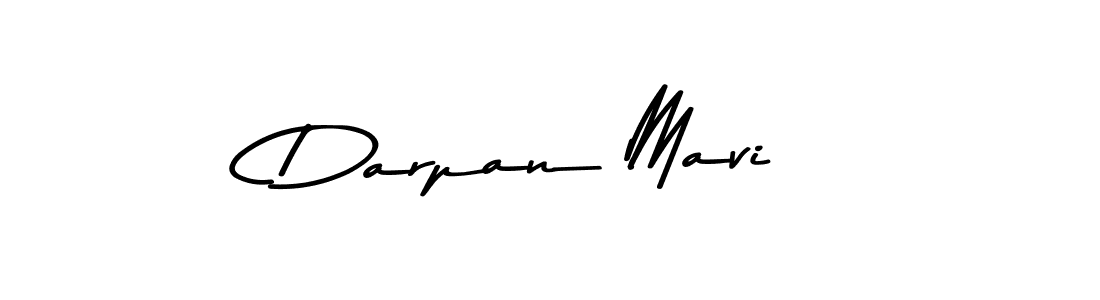 How to make Darpan Mavi name signature. Use Asem Kandis PERSONAL USE style for creating short signs online. This is the latest handwritten sign. Darpan Mavi signature style 9 images and pictures png