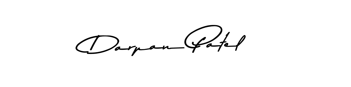 Similarly Asem Kandis PERSONAL USE is the best handwritten signature design. Signature creator online .You can use it as an online autograph creator for name Darpan Patel. Darpan Patel signature style 9 images and pictures png