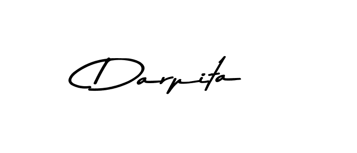 Darpita stylish signature style. Best Handwritten Sign (Asem Kandis PERSONAL USE) for my name. Handwritten Signature Collection Ideas for my name Darpita. Darpita signature style 9 images and pictures png