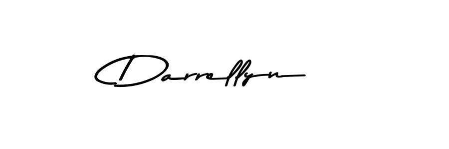 How to make Darrellyn signature? Asem Kandis PERSONAL USE is a professional autograph style. Create handwritten signature for Darrellyn name. Darrellyn signature style 9 images and pictures png