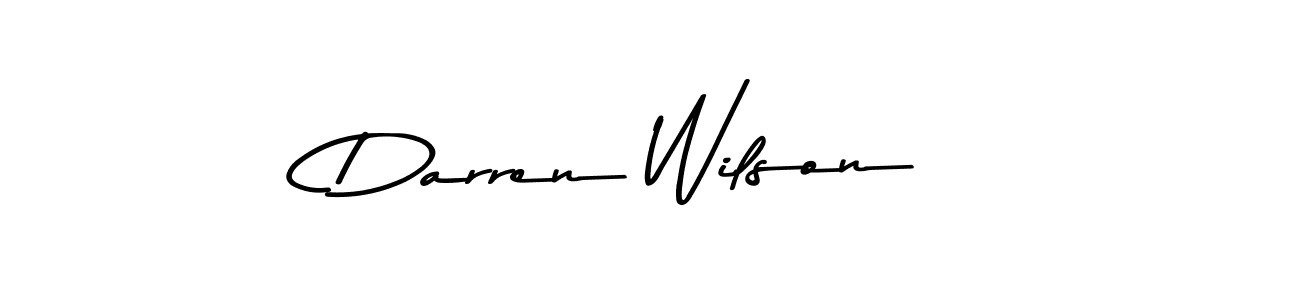 Make a beautiful signature design for name Darren Wilson. Use this online signature maker to create a handwritten signature for free. Darren Wilson signature style 9 images and pictures png