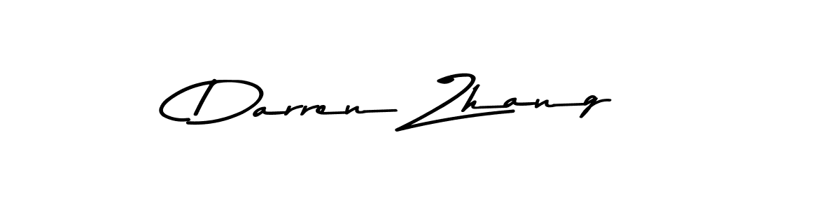 Darren Zhang stylish signature style. Best Handwritten Sign (Asem Kandis PERSONAL USE) for my name. Handwritten Signature Collection Ideas for my name Darren Zhang. Darren Zhang signature style 9 images and pictures png